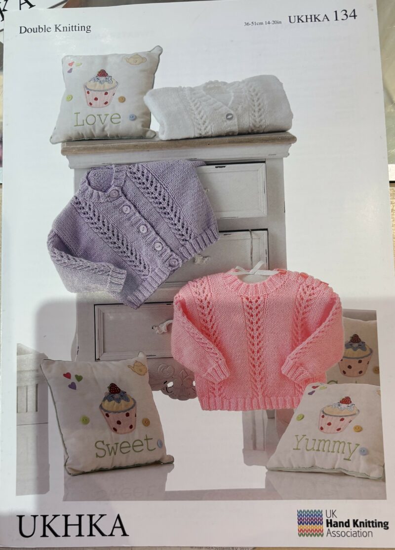 Knitting Pattern - Baby - Double Knit - Sweater & Cardigan