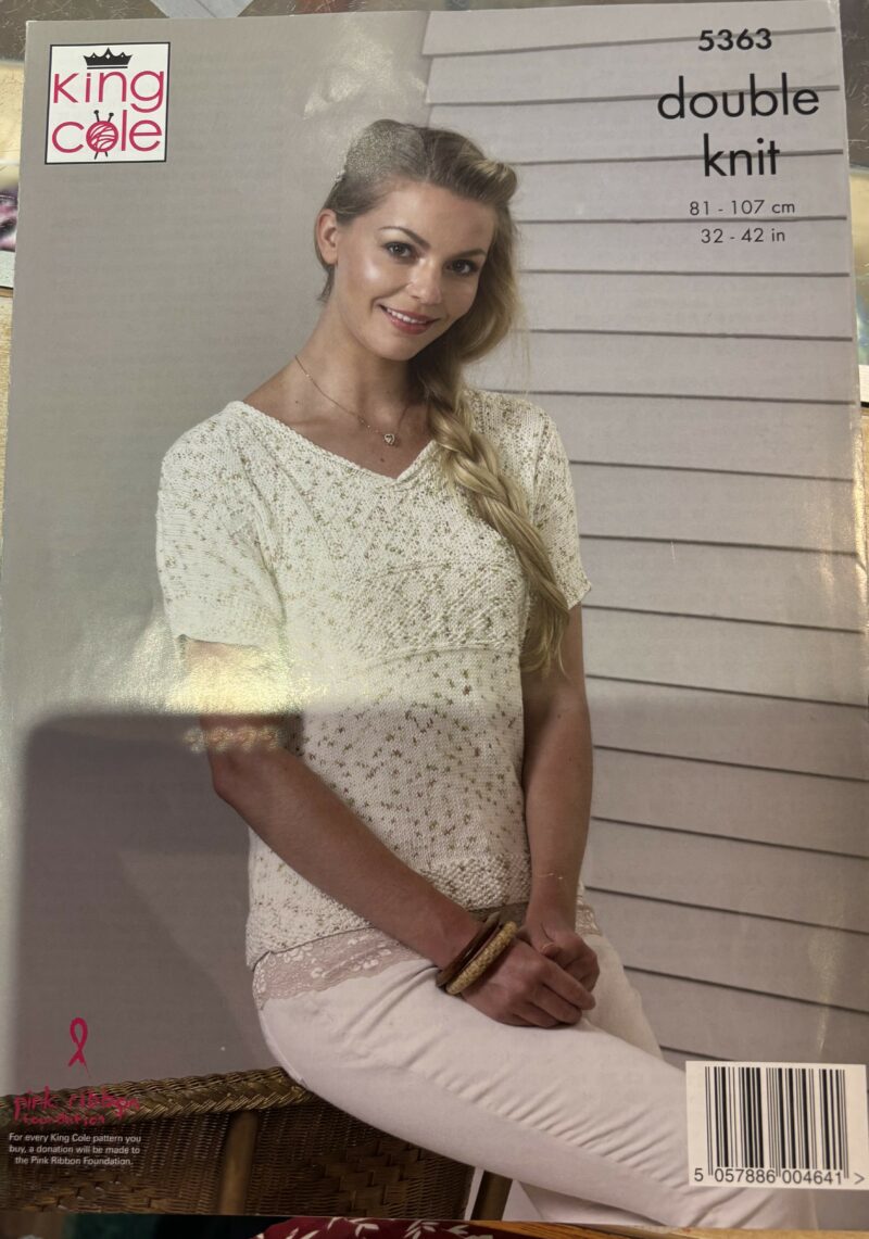 Knitting Pattern - Ladies - Double Knit - Top & Tunic