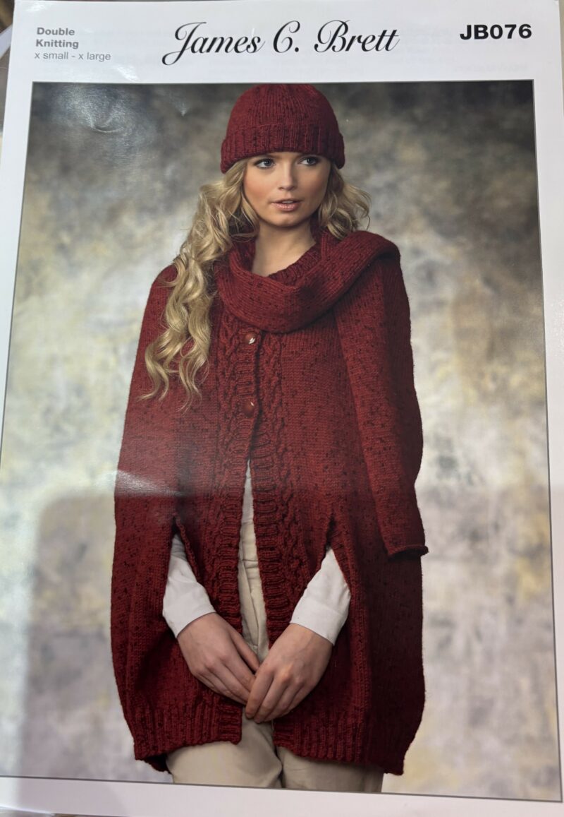 Knitting Pattern - Ladies - Double Knit - Cape, Hat & Scarf