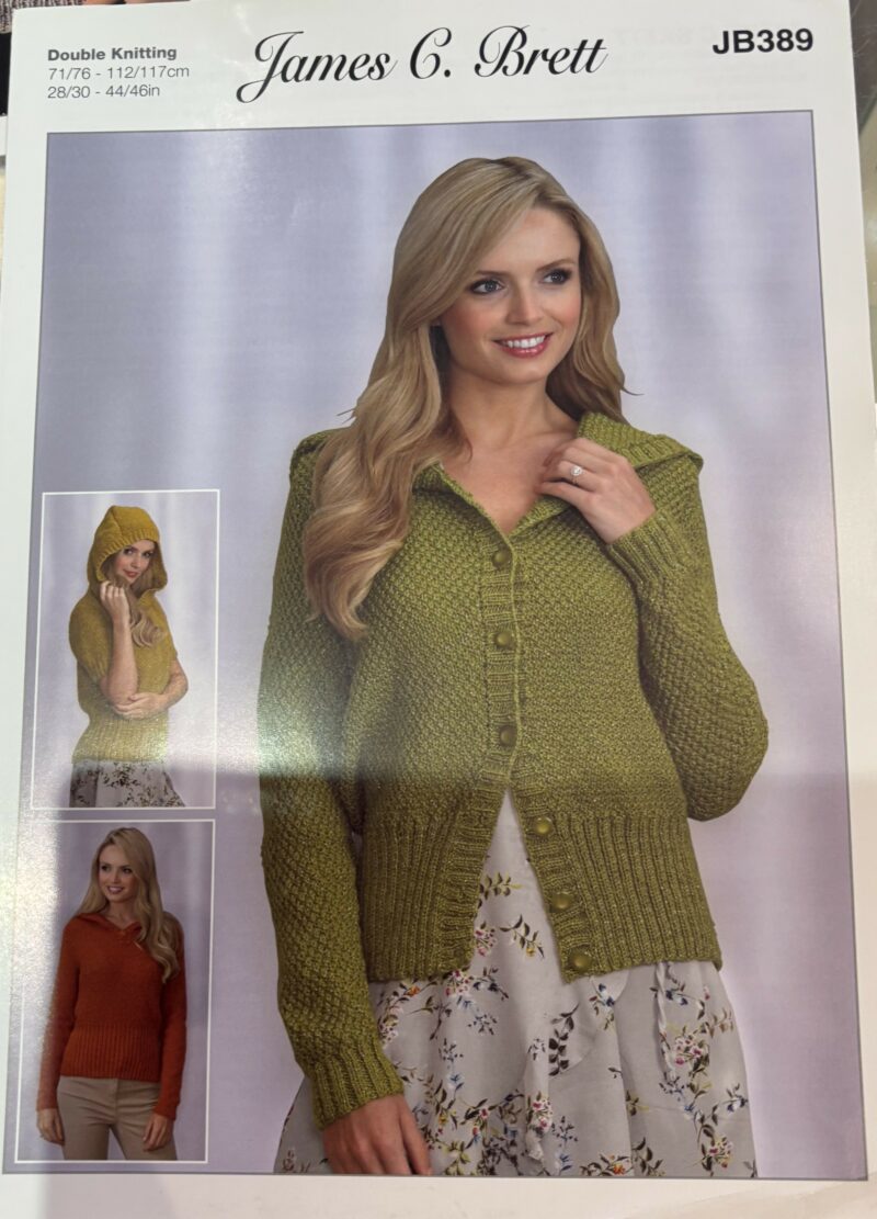 Knitting Pattern - Ladies - Double Knit - Hooded Sweaters & Cardigan