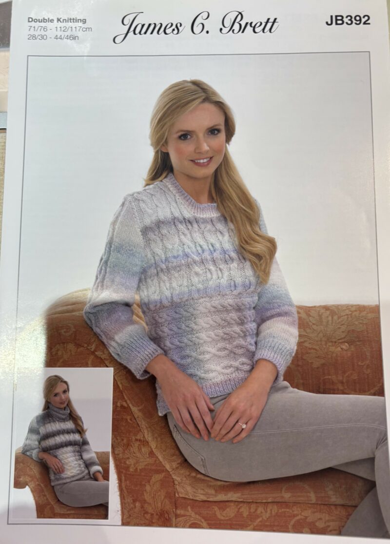 Knitting Pattern - Ladies - Double Knit - Sweater