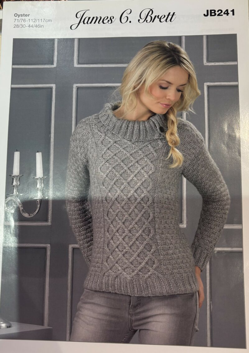 Knitting Pattern - Ladies - Oyster - Sweater