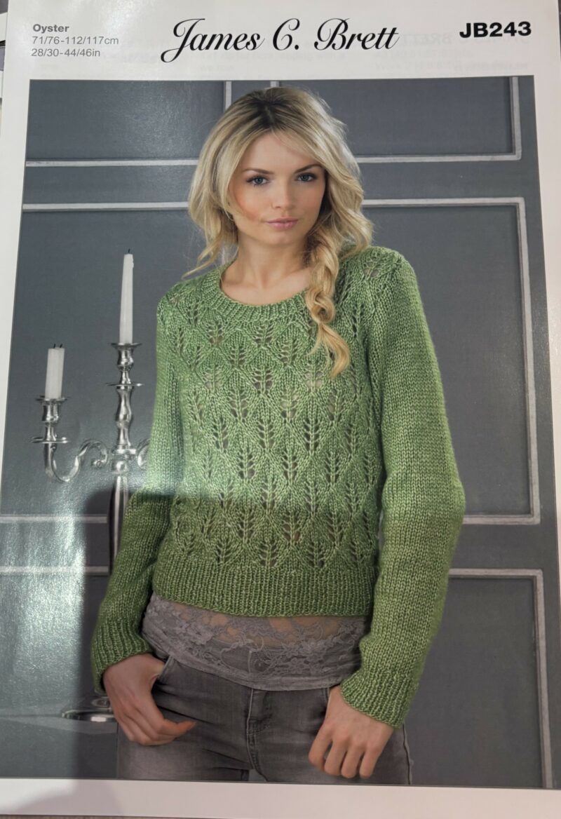 Knitting Pattern - Ladies - Oyster - Sweater