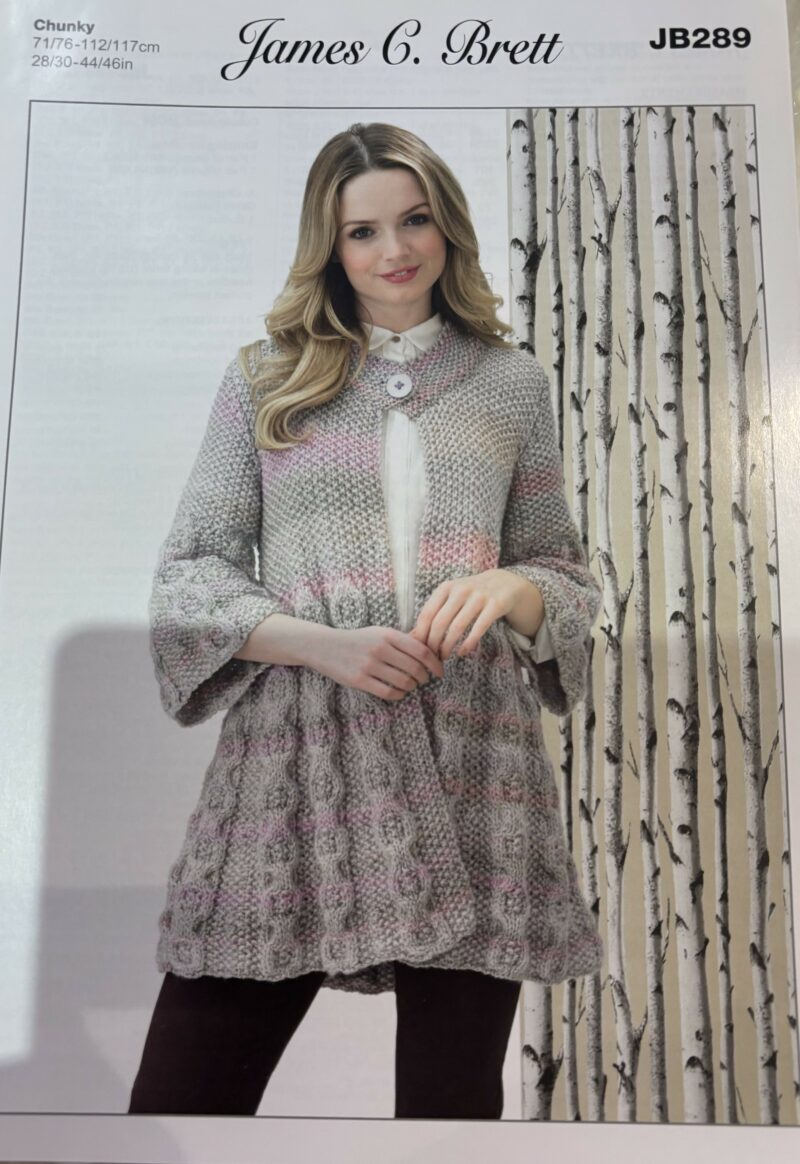 Knitting Pattern - Ladies - Chunky - Jacket