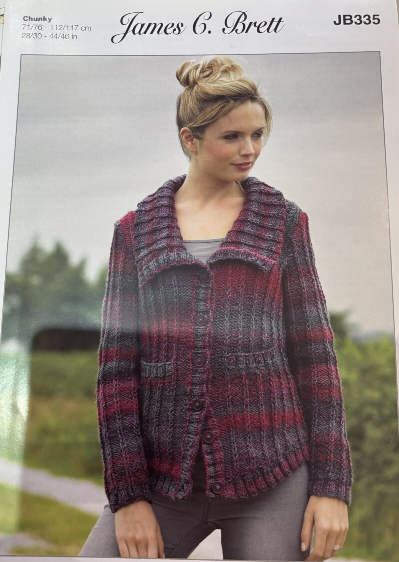 Knitting Pattern - Ladies - Chunky - Jacket