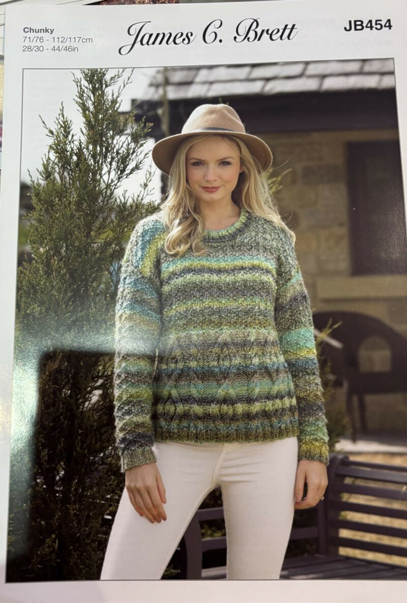 Knitting Pattern - Ladies - Chunky - Sweater