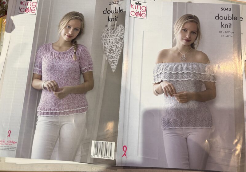 Knitting Pattern - Ladies - Double Knit - Tops
