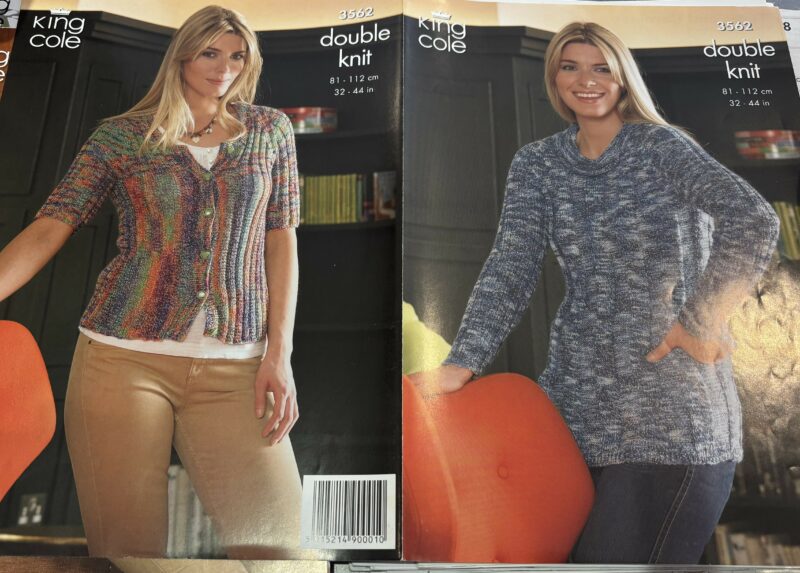 Knitting Pattern - Ladies - Double Knit - Tunic & Cardigan