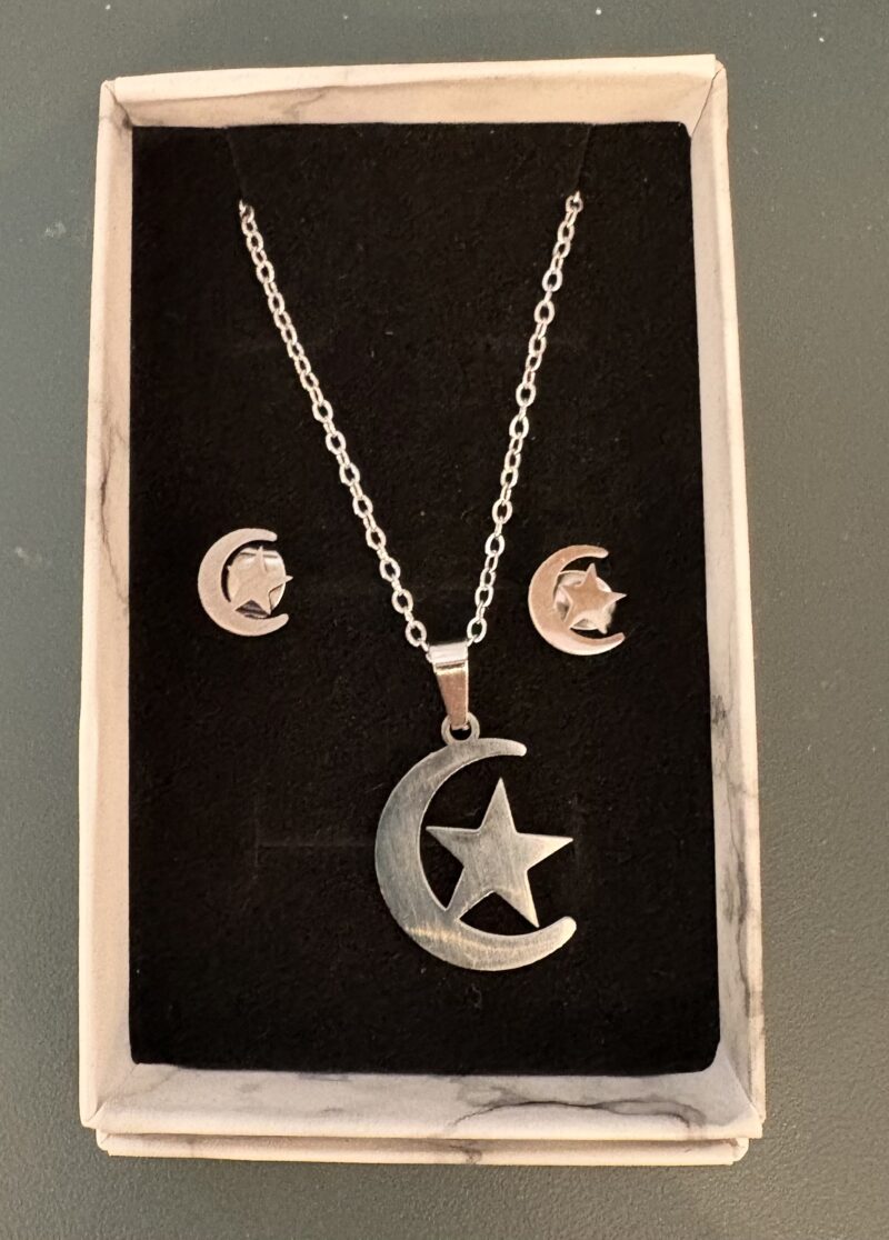 Necklace & Earing Sets in Gift Box - Stainless Steel - Various Designs - Image 7