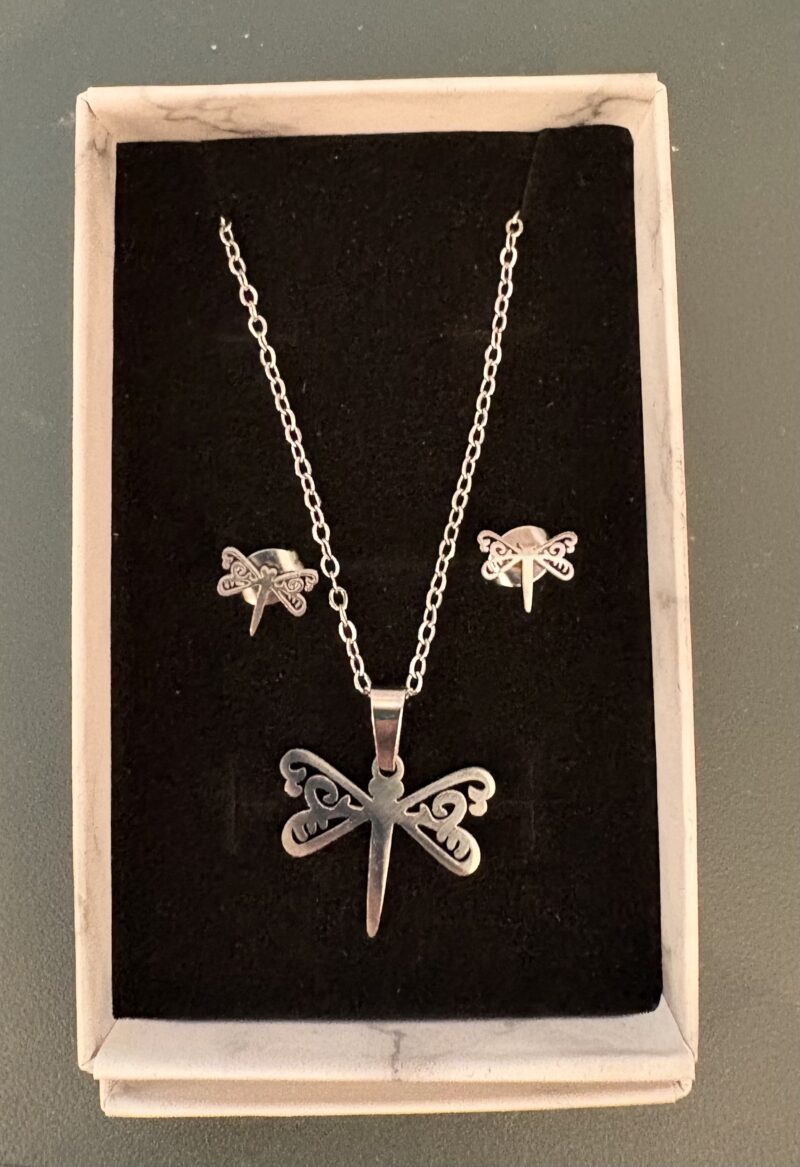 Necklace & Earing Sets in Gift Box - Stainless Steel - Various Designs - Image 5
