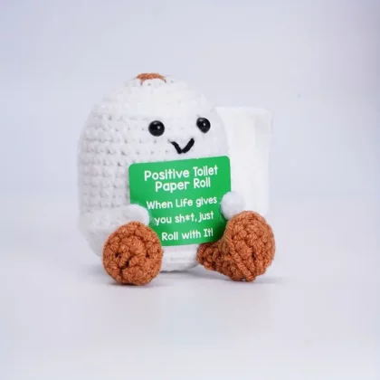 Positive Toilet Paper Roll - Crochet